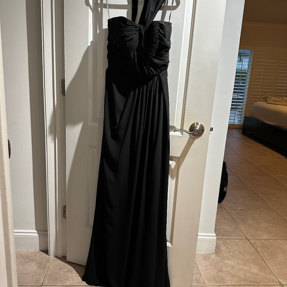 Black Vera wang bridesmaids dress